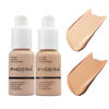 Picture of 2 Pack PHOERA Foundation 102# Nude and 104# Buff Beige,Flawless Soft Matte Liquid Foundation 24 HR Oil Control Concealer Foundation Makeup.