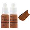 Picture of 2Pack PHOERA Foundation,Flawless Soft Matte Liquid Foundation Oil Control Concealer Durable Waterproof 24 Hour Foundation Makeup。 (109-Mocha)