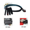 Picture of Heretom Internal Mini SAS SFF-8087 to (4) 29pin SFF-8482 connectors with SATA Power, 1M / 3.3FT