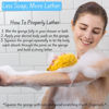 Picture of Spongentle Deep Cleansing Body Loofah Sponge, Natural Colors, for Bath and Shower, Multiple Textures for Gentle and Deep Exfoliation, Generous and Rich Lather, (Pack of 3)