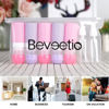 Picture of Beveetio Travel Bottles TSA Approved 15 Pack,2.2oz Silicone Refillable Size Containers, BPA Free Travel Tubes Toiletries for Cosmetic Shampoo Cream Conditioner Lotion Soap