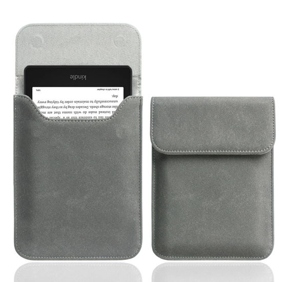 Picture of WALNEW Sleeve Case for 6.8-inch All-New Kindle Paperwhite 11th Generation 2021, Protective Pouch Bag Case Cover for 6.8” Kindle Paperwhite E-Reader (Gray)