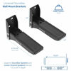 Picture of VIVO Steel Universal Dual Soundbar Wall Mount L Brackets, Adjustable Extending Speaker Arm Holders, Black, Mount-SPSB4