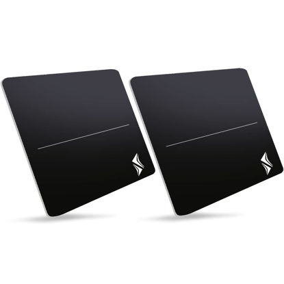 Picture of SideTrak Swivel Metal Plates for Laptop | Add On/Replacement Plates Only | Includes 2 Metal Plates (Black)
