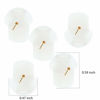 Picture of Lsgoodcare 50Pack White Silicone Rubber Replacement Mushroom EarTips Earbud Compatible for Motorola Kenwood Icom Yaesu Baofeng HYT Midland Cobra Radio Surveillance Acoustic Tube Earpiece Headset