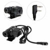 Picture of U94 PTT Military Adapter Mobile 2 Pin 7.0mm Plug Push to Talk for Kenwood/Baofeng Radio