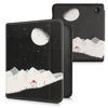 Picture of kwmobile Case Compatible with Kobo Libra 2 - Case PU e-Reader Cover - Starry Sky Poppy White / Red / Black