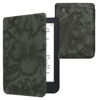 Picture of kwmobile Case Compatible with Kobo Clara 2E / Tolino Shine 4 Case - eReader Cover - Embossing Flowers Green