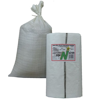 Sand Bags (12 Pack) Empty Sandbags with Ties, Heavy Duty, UV Treated (14 x  25) Non-Slip Empty Bags for Sand - (12 Pack)