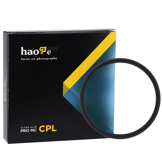 Picture of Haoge 37mm MC CPL Multicoated Circular Polarizer Polarizing Lens Filter for Canon Nikon Sony Minolta Pentax Olympus Panasonic Leica Zeiss Tamron Digital Camera DSLR Lens