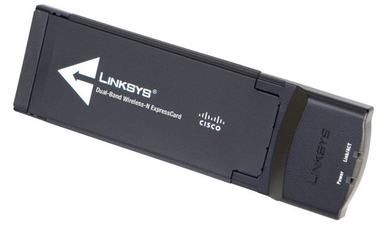 Picture of Cisco-Linksys WEC600N Dual Band Wireless-N Ultra RangePlus Expresscard