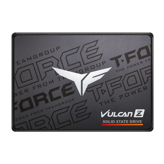 Picture of TEAMGROUP T-Force Vulcan Z 256GB SLC Cache 3D NAND TLC 2.5 Inch SATA III Internal Solid State Drive SSD (R/W Speed up to 520/430 MB/s) T253TZ256G0C101