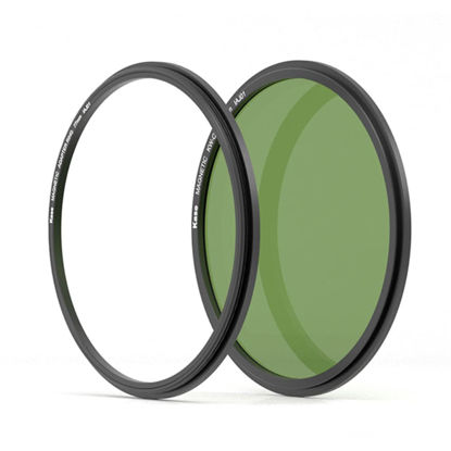 Picture of Kase 72mm Wolverine Magnetic CPL Filter with 72mm Lens Adapter Ring for Camera Lens,Shockproof Tempered Optical Glass & HD Multi Coated Circular Polarizer Filter