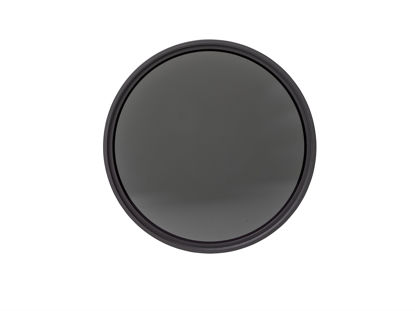 Picture of Heliopan 72mm Neutral Density 8x (0.9) Filter (707237) with specialty Schott glass in floating brass ring