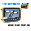 Picture of 5 Inch CCTV Tester 8MP AHD 8MP TVI 8MP CVI CVBS Coaxial HD Video Monitor Tester Analog Video Test UTP Cable Test VGA/HDMI Input DC12V Output Camera Tester