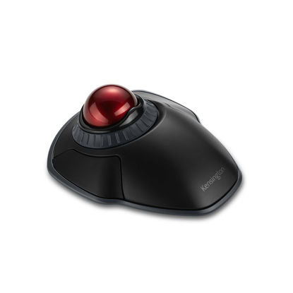 Picture of Kensington Orbit Wireless Trackball with Scroll Ring, Professional Computer Mouse with Bluetooth, (2.4GHz Wireless), Optical Tracking & AES Encryption Security, Left or Right Handed - Black (K70992WW)