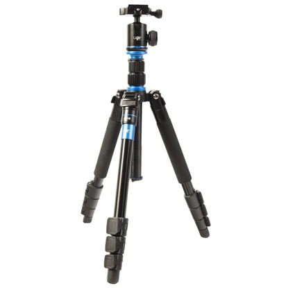 Picture of New Wave u.go Plein Air | Tripod LCS1| Compatible with New Wave u.go Plein air Pochade Boxes, Compact Aluminum Tripod with 360° Ball Head, Professional Tripod for Painting and DLSR Cameras