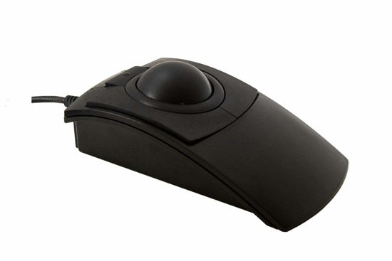 Picture of X-keys O-Trac Black Trackball USB/PS2