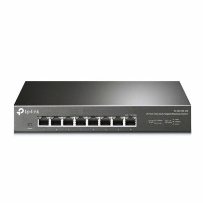 Picture of TP-Link TL-SG108-M2 | 8 Port Multi-Gigabit Unmanaged Network Switch, Ethernet Splitter | 2.5G Bandwidth | Plug & Play | Desktop/Wall-Mount | Fanless Metal Design