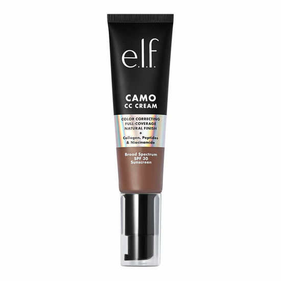 Picture of e.l.f. Camo CC Cream, Color Correcting Medium-To-Full Coverage Foundation with SPF 30, Deep 560 C, 1.05 Oz (30g)