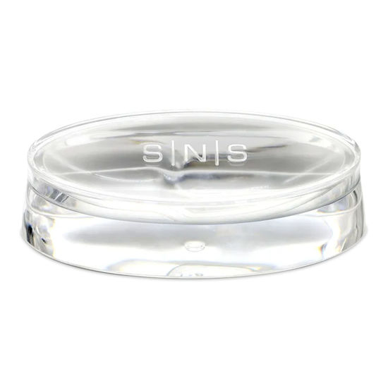 Picture of SNS Nails Dipping Powder French Dip Moulding (Mold) for Pink/White - Two-Sided French Manicure Mold for Flat or Curved Smile Line - Beautiful Clear Logo Mould to Match Any Decor