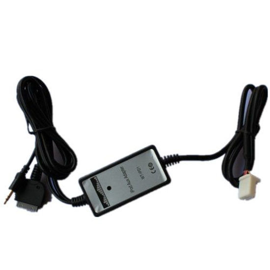 Picture of Moonet Car Ipod 3.5MM Interface Auxiliary Input Adapters Connect Iphone 5 5s 5C 6 6plus for 4Runner Camry Highlander RAV4 Yaris Avalon Celica Corolla FJ Cruiser Matrix MR2 Tacoma