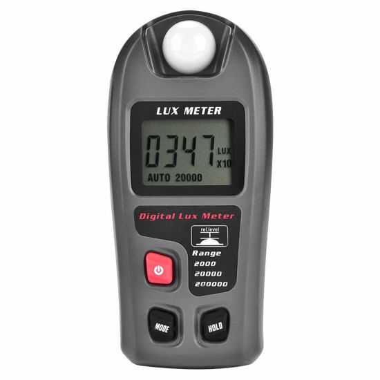 Picture of Light Meter, MT-30 Digital Luxmeter LCD Display Digital Illuminance Lux Meter Environmental Testing Illuminometer