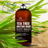 Picture of BOTANIC HEARTH Tea Tree Body Wash with British Rose Extract, Helps with Nails, Athletes Foot, Ringworms, Jock Itch, Acne, Eczema & Body Odor, Soothes Itching & Promotes Healthy Skin and Feet, 16 fl oz