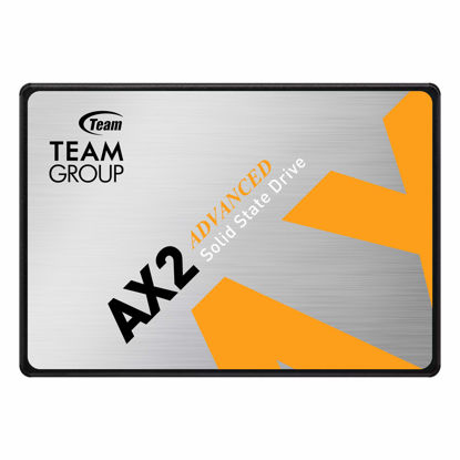 Picture of TEAMGROUP AX2 256GB 3D NAND TLC 2.5 Inch SATA III Internal Solid State Drive SSD (Read Speed up to 540 MB/s) Compatible with Laptop & PC Desktop T253A3256G0C101