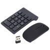 Picture of Wireless Numeric Keypad,2.4G Numeric Keypad & Mouse Combo,Mini 18 Keys Number Pad,Financial Accounting Numeric Keypad with Wireless Mouse for Laptop,PC,Notebook