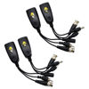 Picture of Bavmav Video Balun, BNC to RJ45, 2 Pairs HD-CVI/TVI/AHD(720P/960P/1080P/3MP/5MP) Passive Video Balun with Audio and Power Connector and RJ45 Data Transmitter BNC Twisted Pair (RJ45 5MP # 3 in 1)