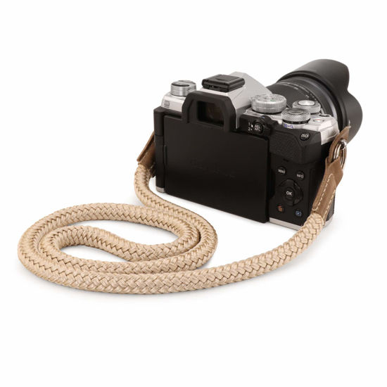 Picture of MegaGear SLR, DSLR Camera Cotton Wrist Strap Mink, small - 23cm/9inc, MG1792