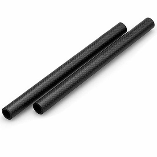 Picture of NICEYRIG 15mm Carbon Fiber Rod 8 Inch Applicable for Follow Focus, Shoulder Rig, Matte Box, Lens Support, Pack of 2-065