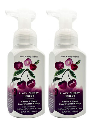 Picture of Bath and Body Works Gentle Foaming Hand Soap, Black Cherry Merlot 8.75 Ounce (2-Pack)