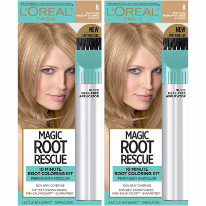 Picture of Root Rescue Medium Blonde 8 2PK