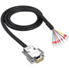 Picture of XMSJSIY DB9 Connector Adapter Cable, D-SUB 9Pin RS232 Serial Port Extension Cable Replacement with Bare Wire 22AWG (DB9 Male)