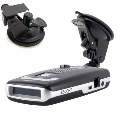 Picture of ChargerCity Super Suction Windshield Suction Cup Mount for Escort MAX / MAX 2 / Older Max360 Radar Detector from 2015-2019 w/Slide in Plate Slot only (NOT for Radar That use Magnetic Cradle)