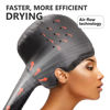 Picture of Hooded Hair Dryer w/A Headband Integrated That Reduces Heat Around Ears & Neck - Hair Dryer Hooded Diffuser Cap for Curly, Speeds Up Drying Time, Safety Deep Conditioning At Home - Portable, Large