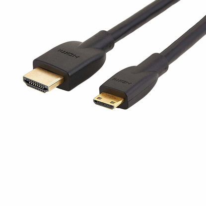 Picture of Excelshoots HDMI Cable for Canon EOS SL2 DSLR Camera + USB Cable - High-Speed 4K Mini HDMI to HDMI Cable for Canon EOS SL2 DSLR Camera 15-Feet