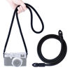 Picture of VKO Camera Strap Rope Compatible with Sony Canon Nikon Fuji DSLR SLR Mirrorless Camera Rope Strap 120cm Black (Update Version)