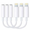 Picture of ?3 Pack? for Lighting Adapter Headphone Jack to 3.5mm Dongle for iPhone12/11/ Xs/XR/XS Max/X /8/8Plus 7/7Plus.Earphone Adaptor Female Connector Audio Cable Earbuds Aux Converter (Support iOS11-12-13)