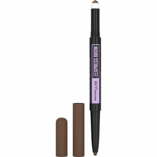 Picture of Maybelline New York Maybelline Express Brow 2-in-1 Pencil and Powder, Medium Brown, 0.02 Fl. Ounce, 257 Medium Brown, 0.02 fluid_ounces (Pack of 2)