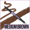 Picture of Maybelline New York Maybelline Express Brow 2-in-1 Pencil and Powder, Medium Brown, 0.02 Fl. Ounce, 257 Medium Brown, 0.02 fluid_ounces (Pack of 2)