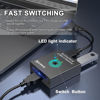 Picture of USB 3.0 Switch Selector, 2 in 1 Out / 1 in 2 Out Bidirectional USB Switcher for 2 Computers Share 1 USB Devices, Mouse, Keyboard, Scanner, Printer