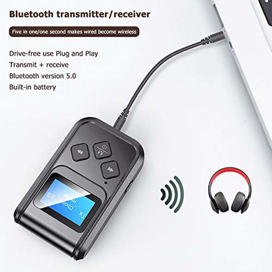 GetUSCart- Bluetooth 5.0 Transmitter Receiver for TV,GaoMee 3 in 1