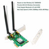 Picture of LinksTek Wireless AC Dual Band 1200Mbps PCIE Wi-Fi Bluetooth Adapter for Windows or Linux PCs or Servers-2.4GHz 300Mbps and 5GHz 867Mbps Wi-Fi Card -Bluetooth 4.0 with EDR Wi-Fi Adapter(PCIE-AC7260BT)