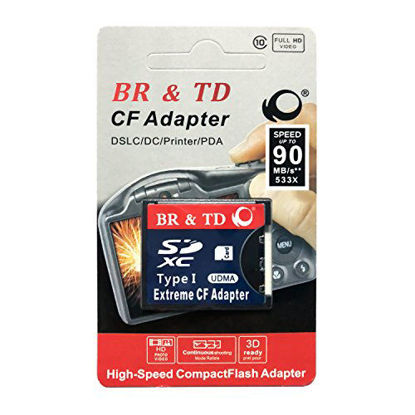 Picture of BR & TD SD CF Card Adapter Wireless WiFi SD Card to Type I Card Adapter for SLR Camera