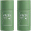 Picture of 2 Pack Green Tea Purifying Clay Stick Mask, Face Moisturizes Oil Control, Deep Clean Pore, Improves Skin, for All Skin Types Men Women (Green Tea Mask)