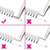 Picture of Volume Eyelash Extensions 10D C Curl 18mm Premade Lash Fans 0.10 Handmade Short Stem Premade Fans Volume Lash Extensions (10D-0.10-C, 18mm)