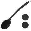 Picture of Silicone Back Scrubber for Shower, Lengthen Bath Body Brush with Long Handle, Double Sided Shower Brush for Shower Exfoliating and Massage Can Produce Rich Foam, Long Handle Back Scrubber for Men